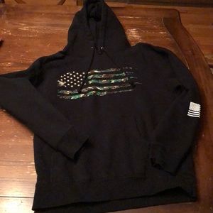 Freedom Industries Camo Flag Hooded Sweatshirt